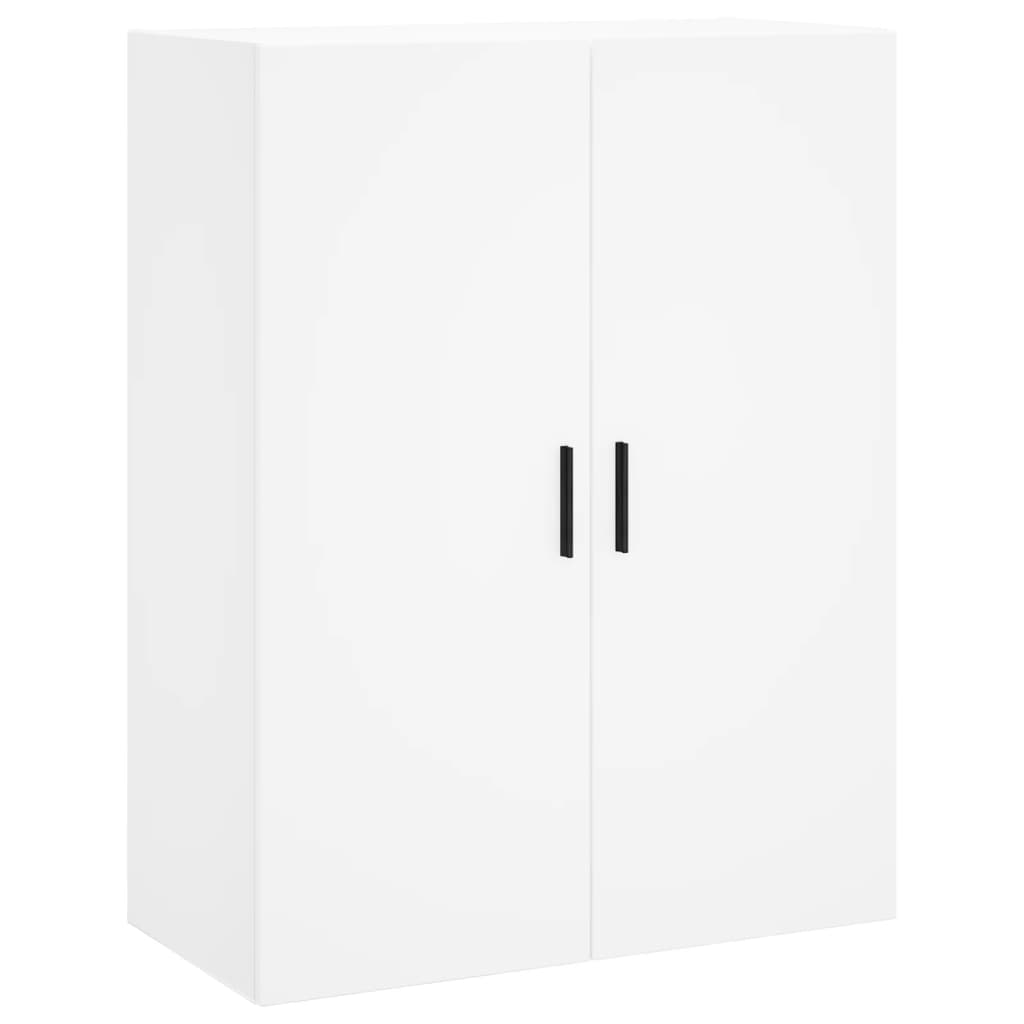vidaXL Dulap înalt, alb, 69,5x34x180 cm, lemn compozit vidaXL Dulap înalt, alb, 69,5x34x180 cm, lemn compozit