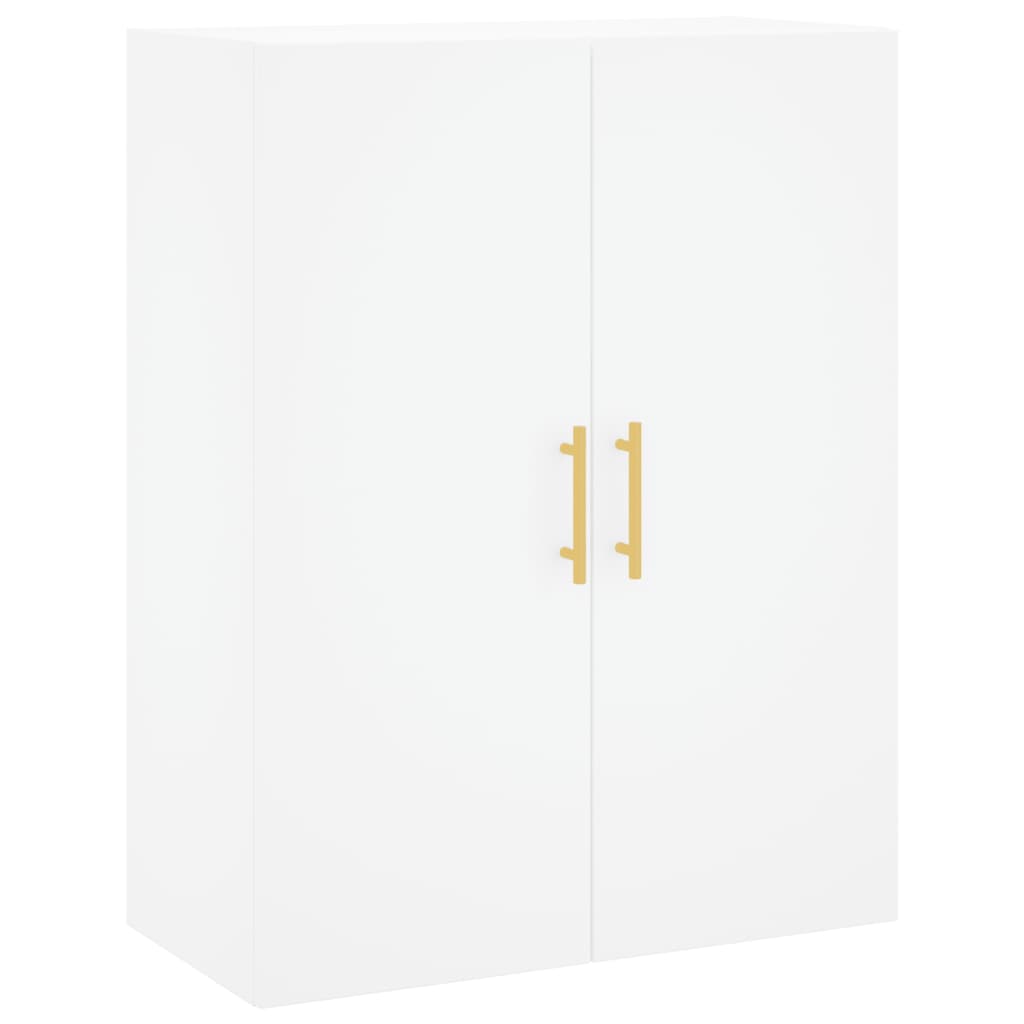 vidaXL Dulap înalt, alb, 69,5x34x180 cm, lemn compozit