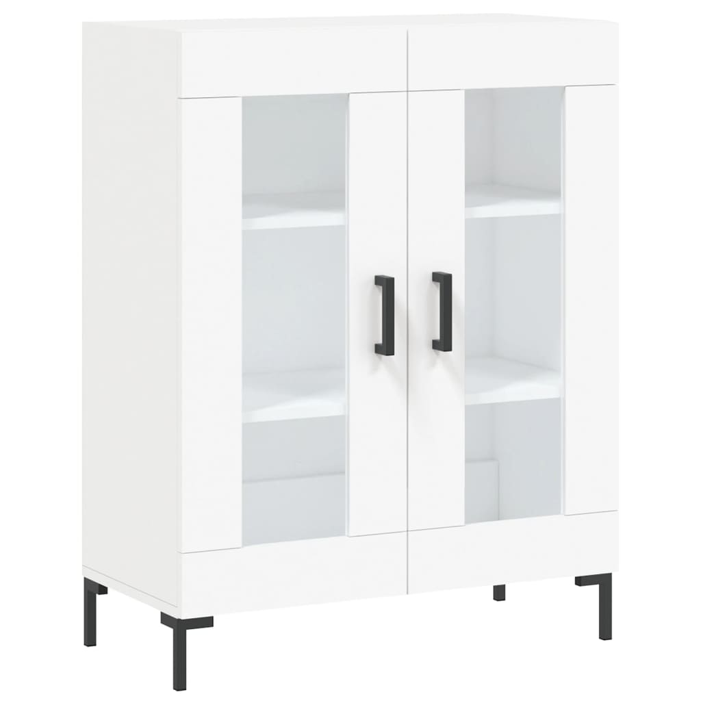 vidaXL Dulap înalt, alb, 69,5x34x180 cm, lemn compozit
