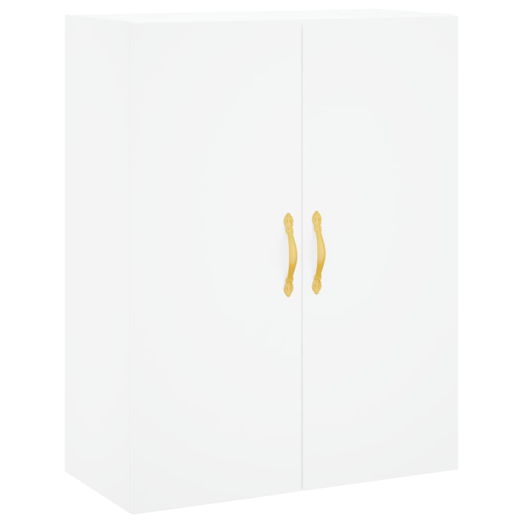 vidaXL Dulap înalt, alb, 69,5x34x180 cm, lemn compozit