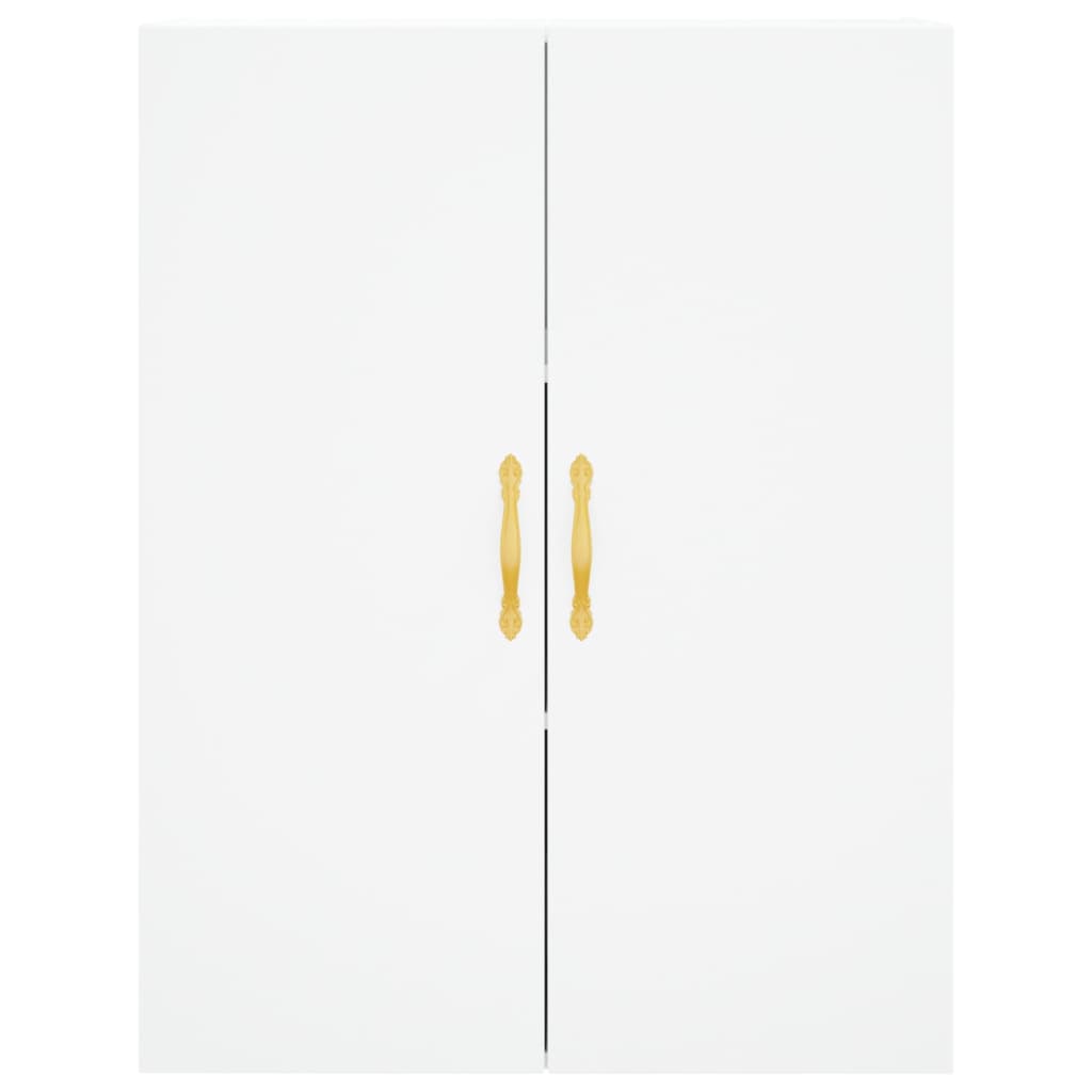 vidaXL Dulap înalt, alb, 69,5x34x180 cm, lemn compozit