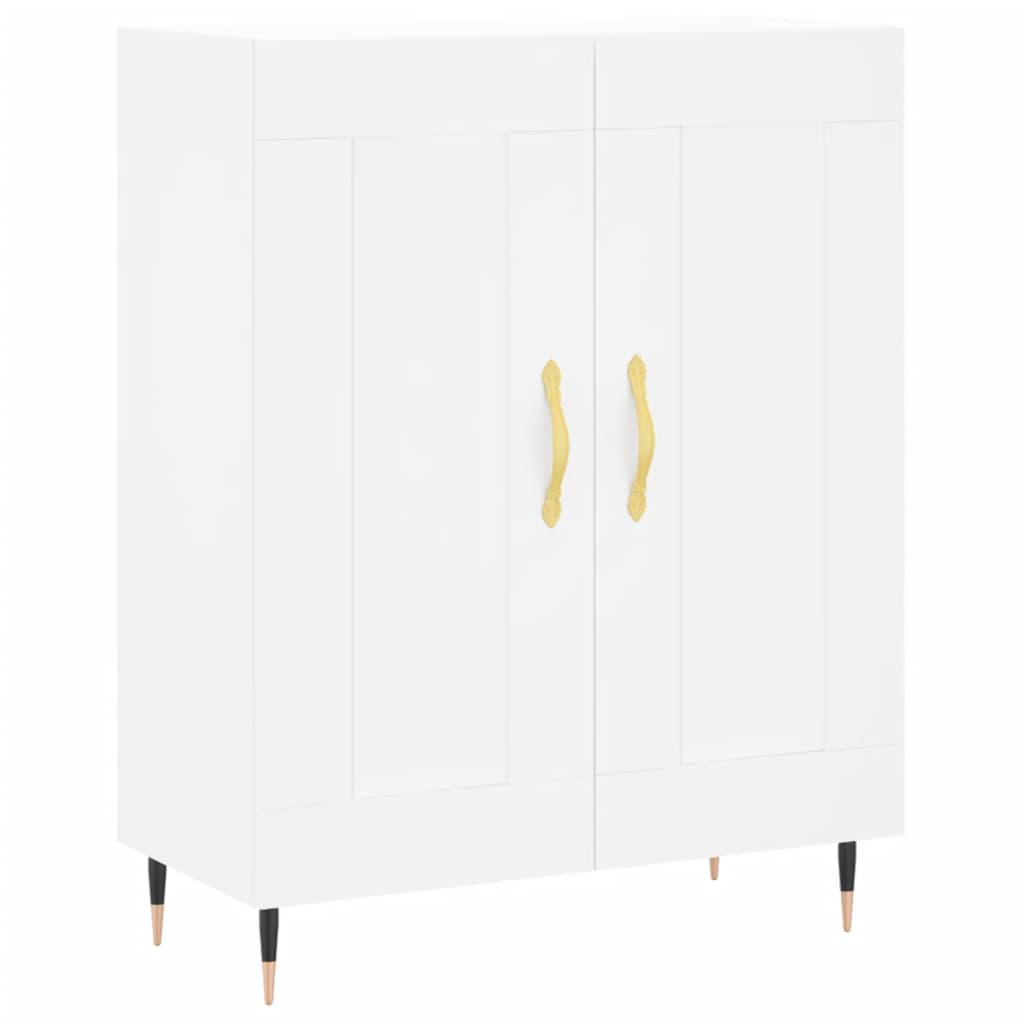 vidaXL Dulap înalt, alb, 69,5x34x180 cm, lemn compozit