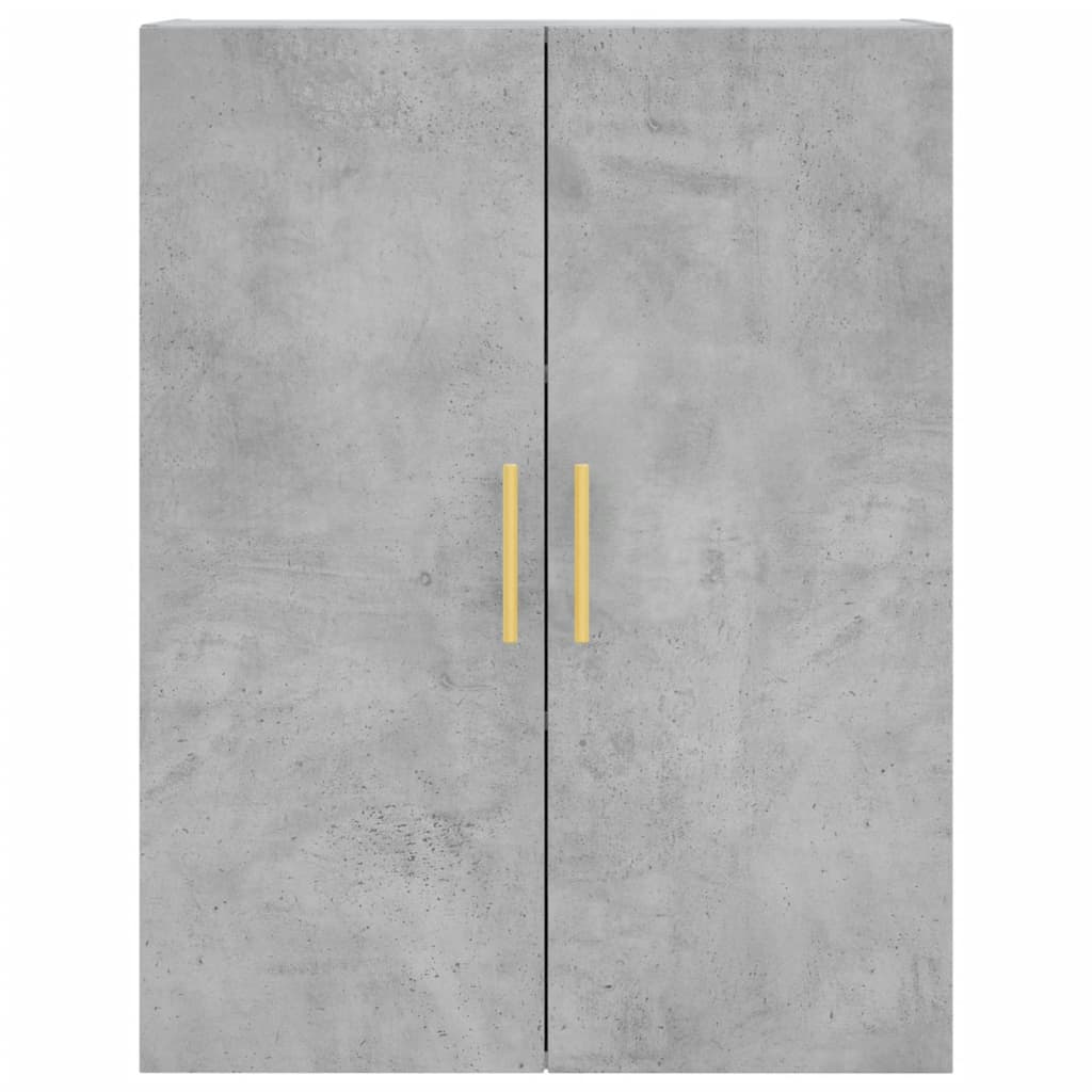 vidaXL Dulap înalt, gri beton, 69,5x34x180, lemn compozit