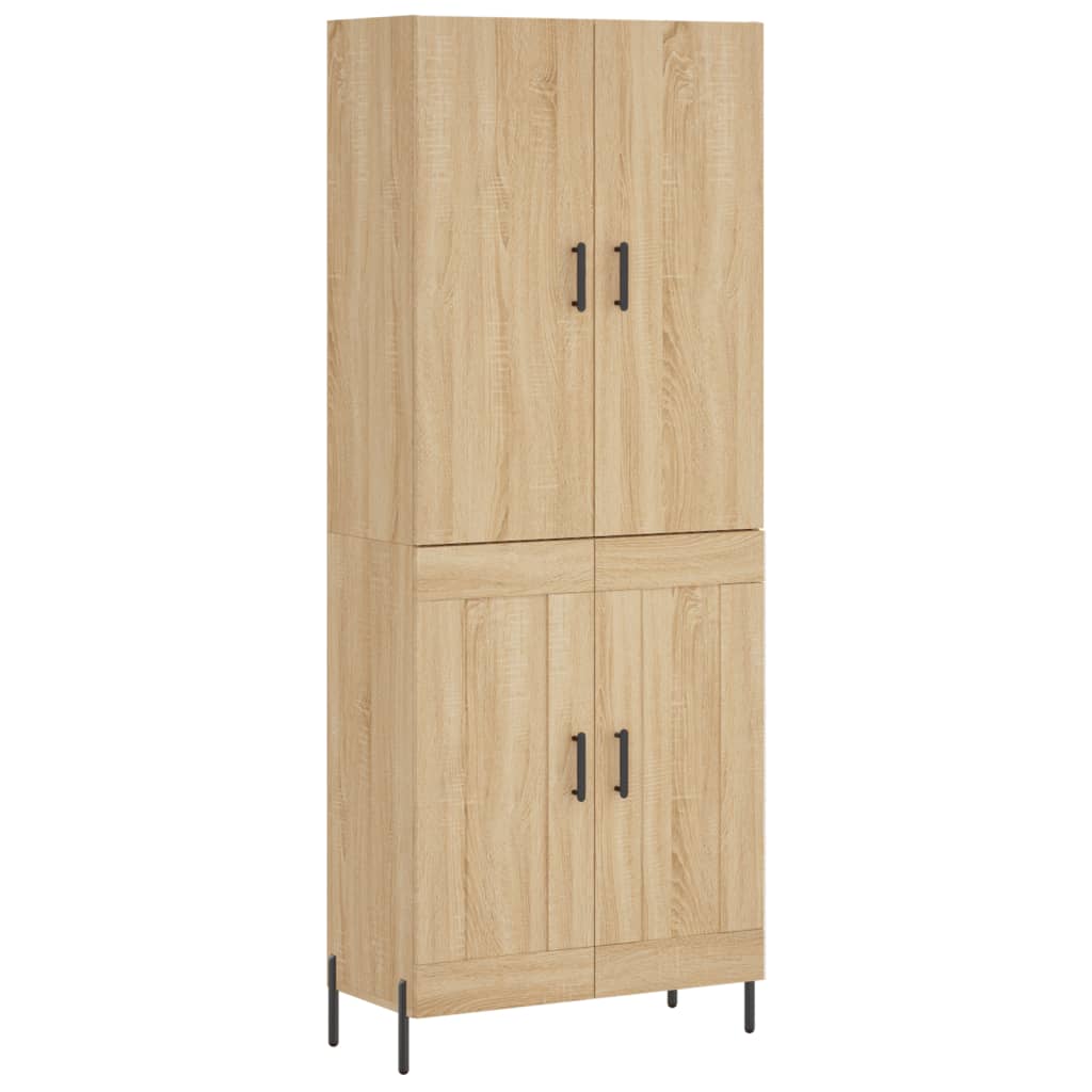 vidaXL Dulap înalt, stejar sonoma, 69,5x34x180 cm, lemn compozit