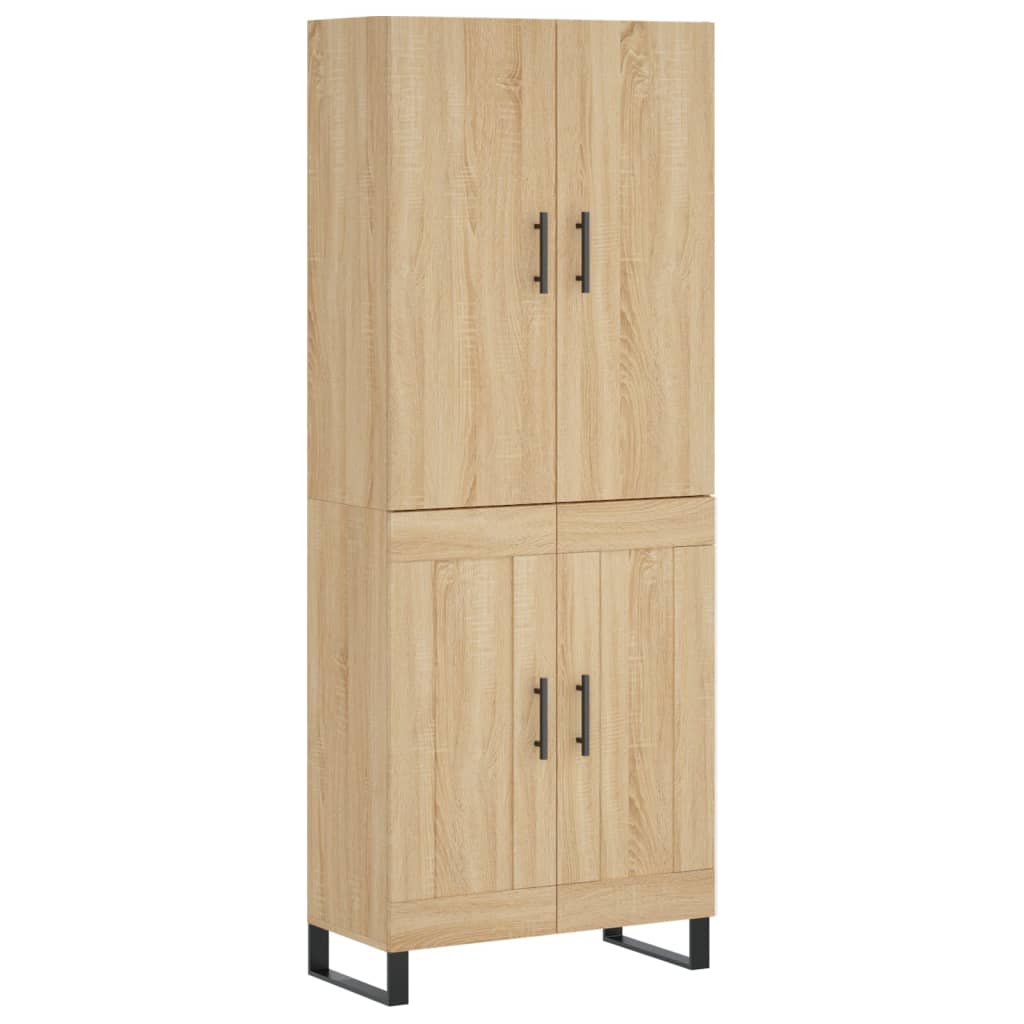 vidaXL Dulap înalt, stejar sonoma, 69,5x34x180 cm, lemn compozit vidaXL Dulap înalt, stejar sonoma, 69,5x34x180 cm, lemn compozit