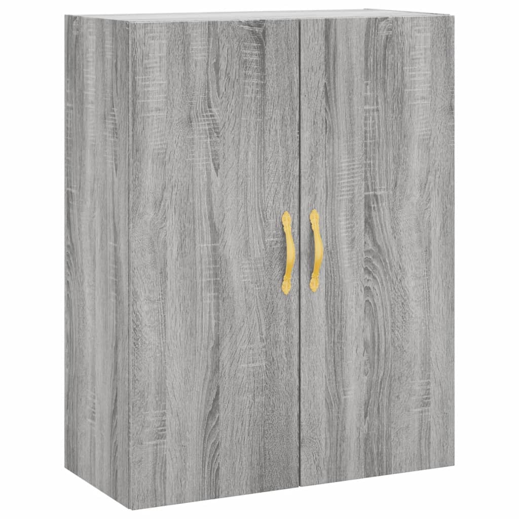 vidaXL Dulap înalt, gri sonoma, 69,5x34x180 cm, lemn compozit