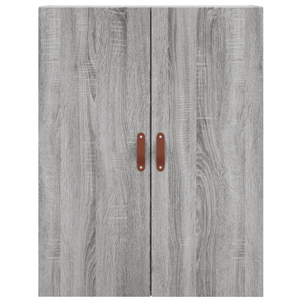 vidaXL Dulap înalt, gri sonoma, 69,5x34x180 cm, lemn compozit