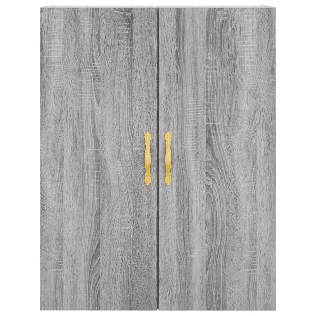 vidaXL Dulap înalt, gri sonoma, 69,5x34x180 cm, lemn compozit