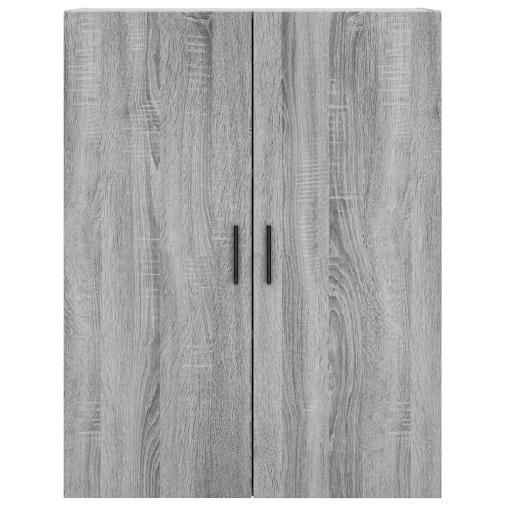 vidaXL Dulap înalt, gri sonoma, 69,5x34x180 cm, lemn compozit