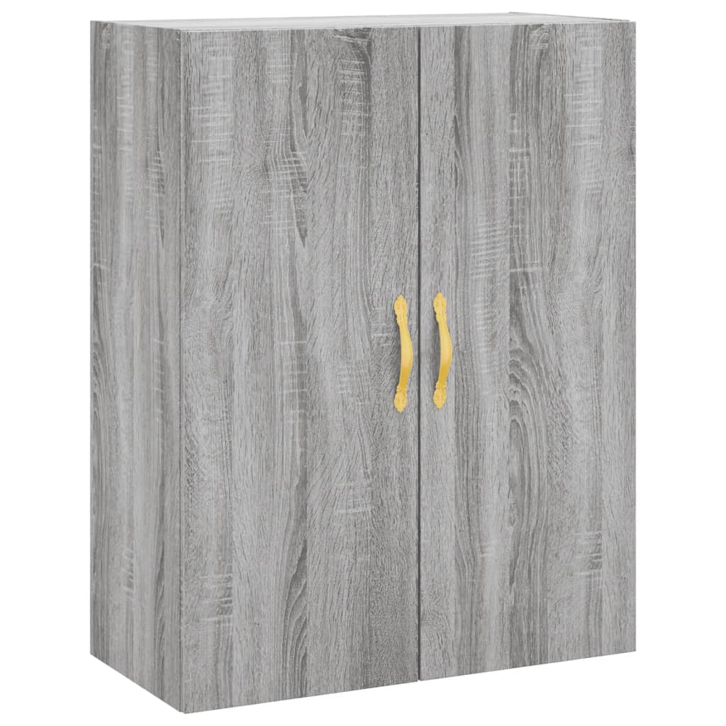 vidaXL Dulap înalt, gri sonoma, 69,5x34x180 cm, lemn compozit