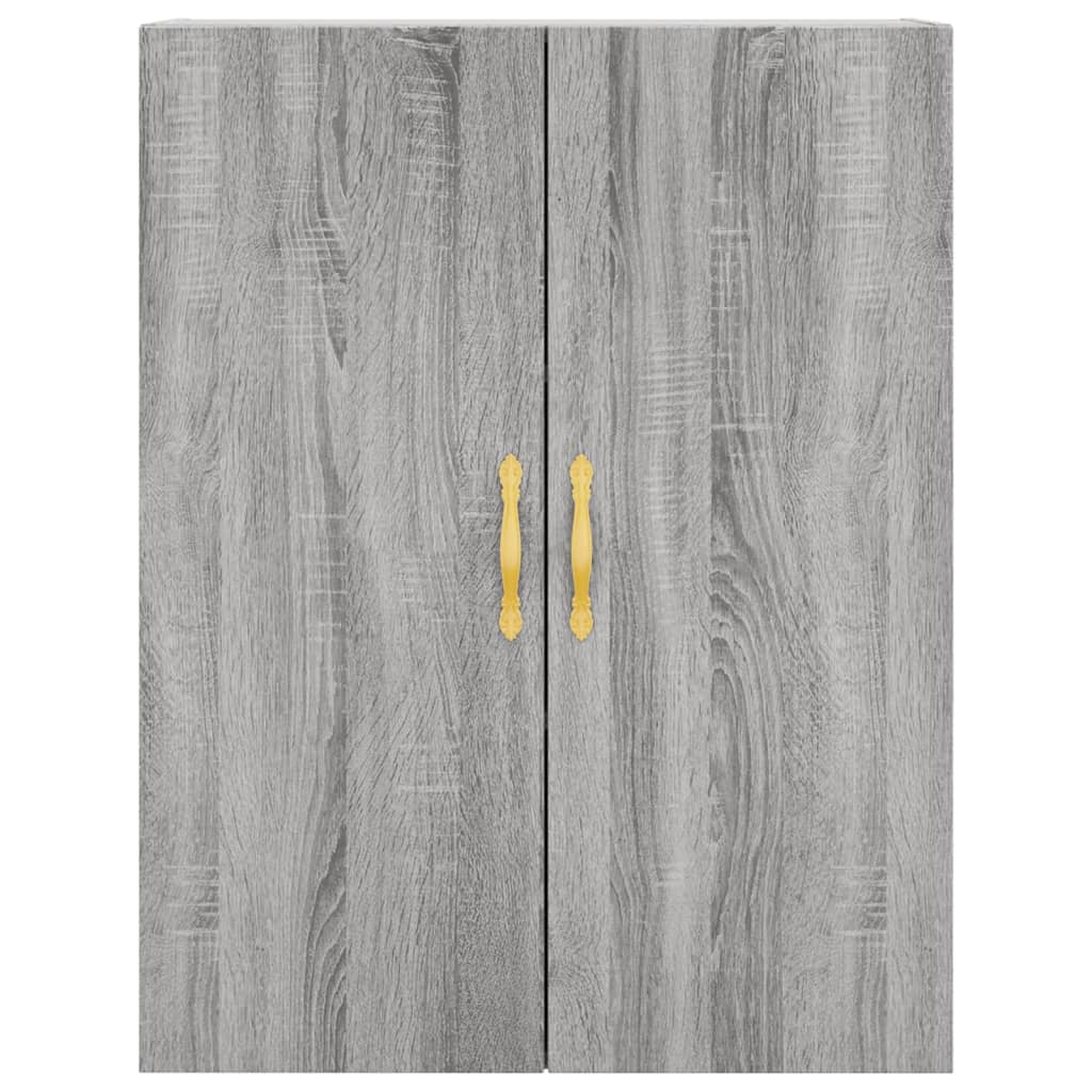 vidaXL Dulap înalt, gri sonoma, 69,5x34x180 cm, lemn compozit