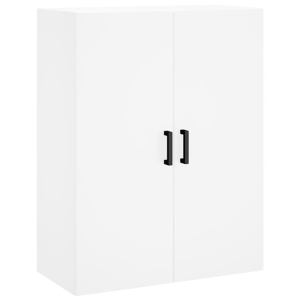 vidaXL Dulap înalt, alb, 69,5x34x180 cm, lemn compozit vidaXL Dulap înalt, alb, 69,5x34x180 cm, lemn compozit