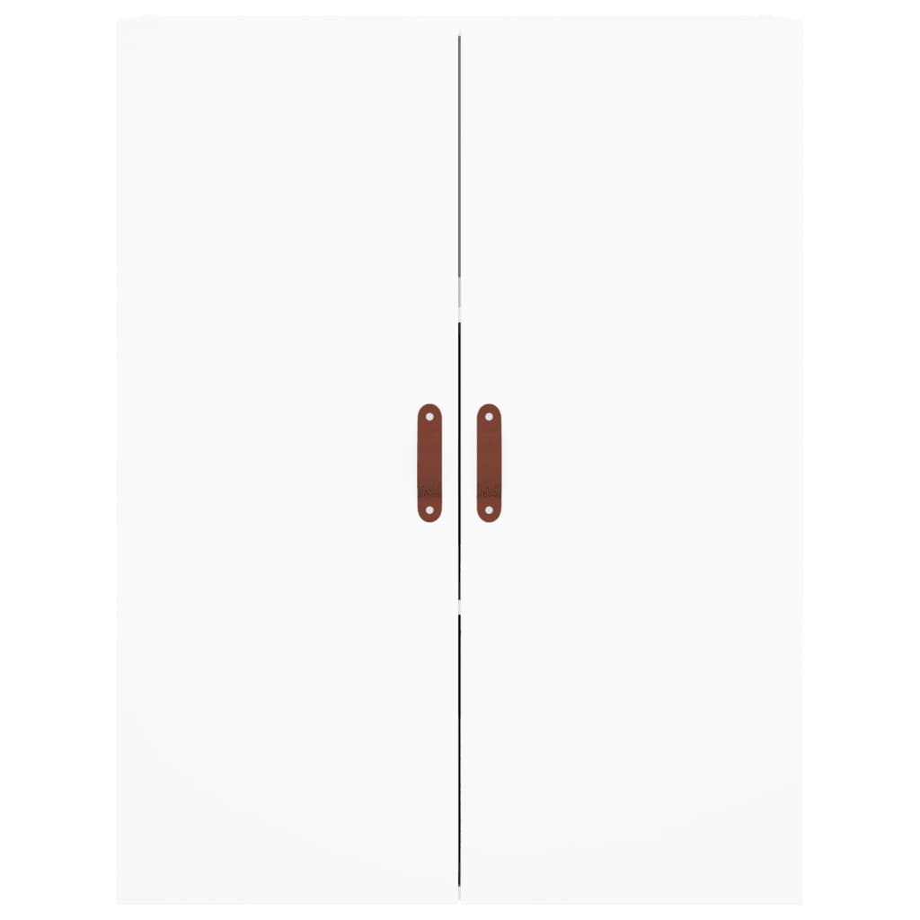 vidaXL Dulap înalt, alb, 69,5x34x180 cm, lemn compozit vidaXL Dulap înalt, alb, 69,5x34x180 cm, lemn compozit