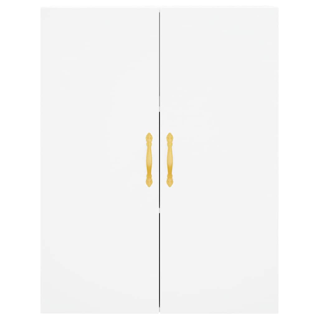 vidaXL Dulap înalt, alb, 69,5x34x180 cm, lemn compozit