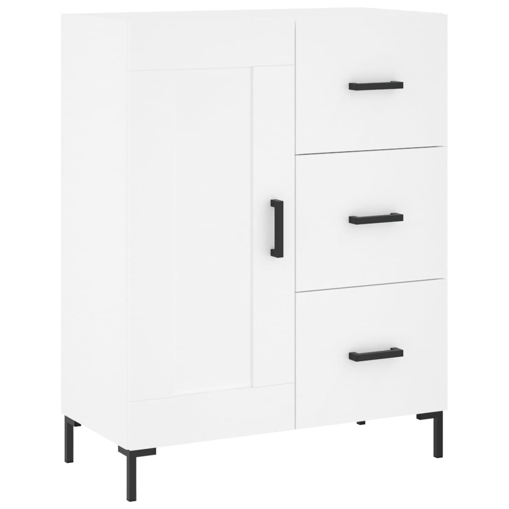 vidaXL Dulap înalt, alb, 69,5x34x180 cm, lemn compozit vidaXL Dulap înalt, alb, 69,5x34x180 cm, lemn compozit