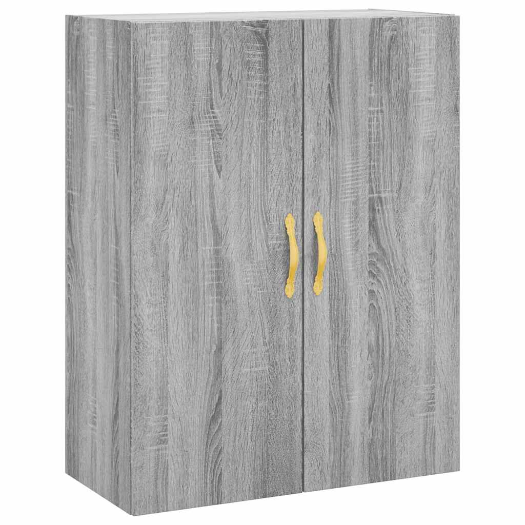 vidaXL Dulap înalt, gri sonoma, 69,5x34x180 cm, lemn compozit
