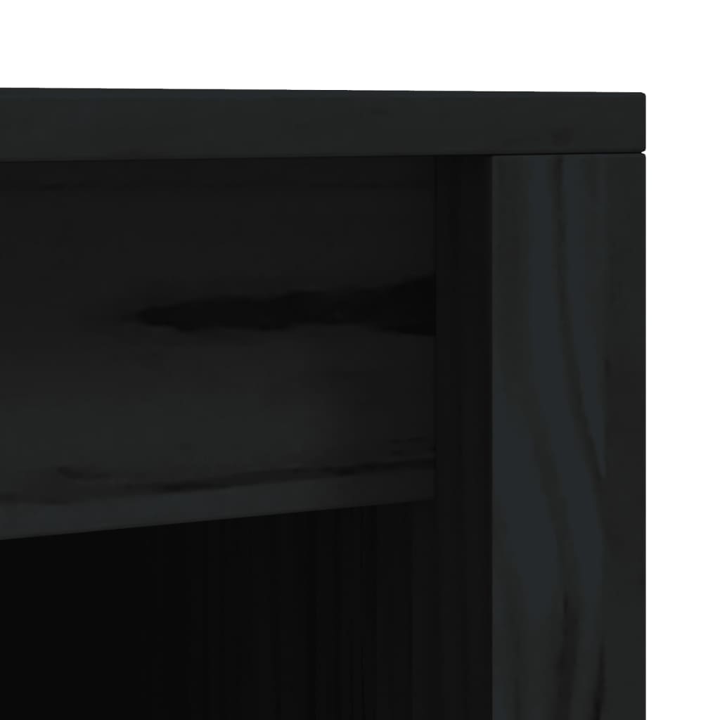 vidaXL Dulapuri de bucătărie de exterior, 2buc., negru, lemn masiv pin vidaXL Dulapuri de bucătărie de exterior, 2buc., negru, lemn masiv pin