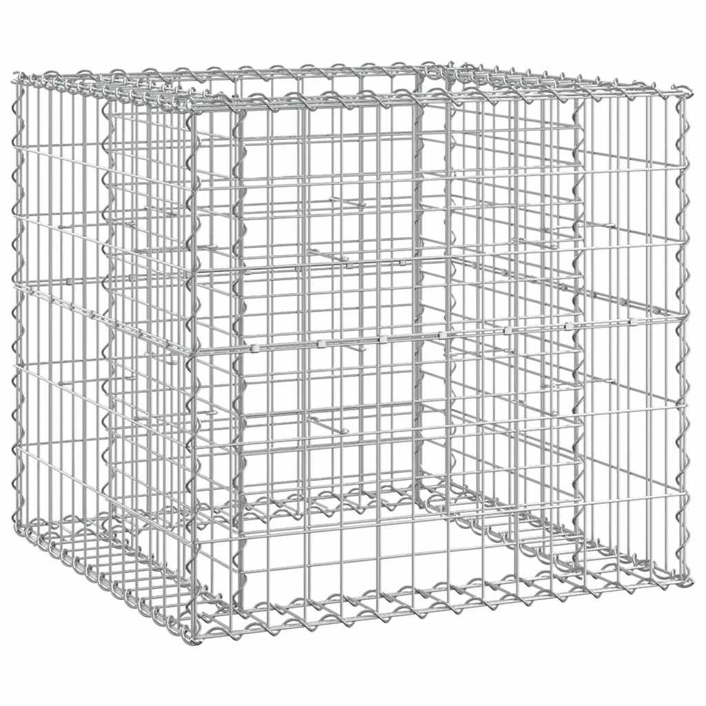 vidaXL Bancă de grădină cu coș gabion, lemn masiv de pin vidaXL Bancă de grădină cu coș gabion, lemn masiv de pin