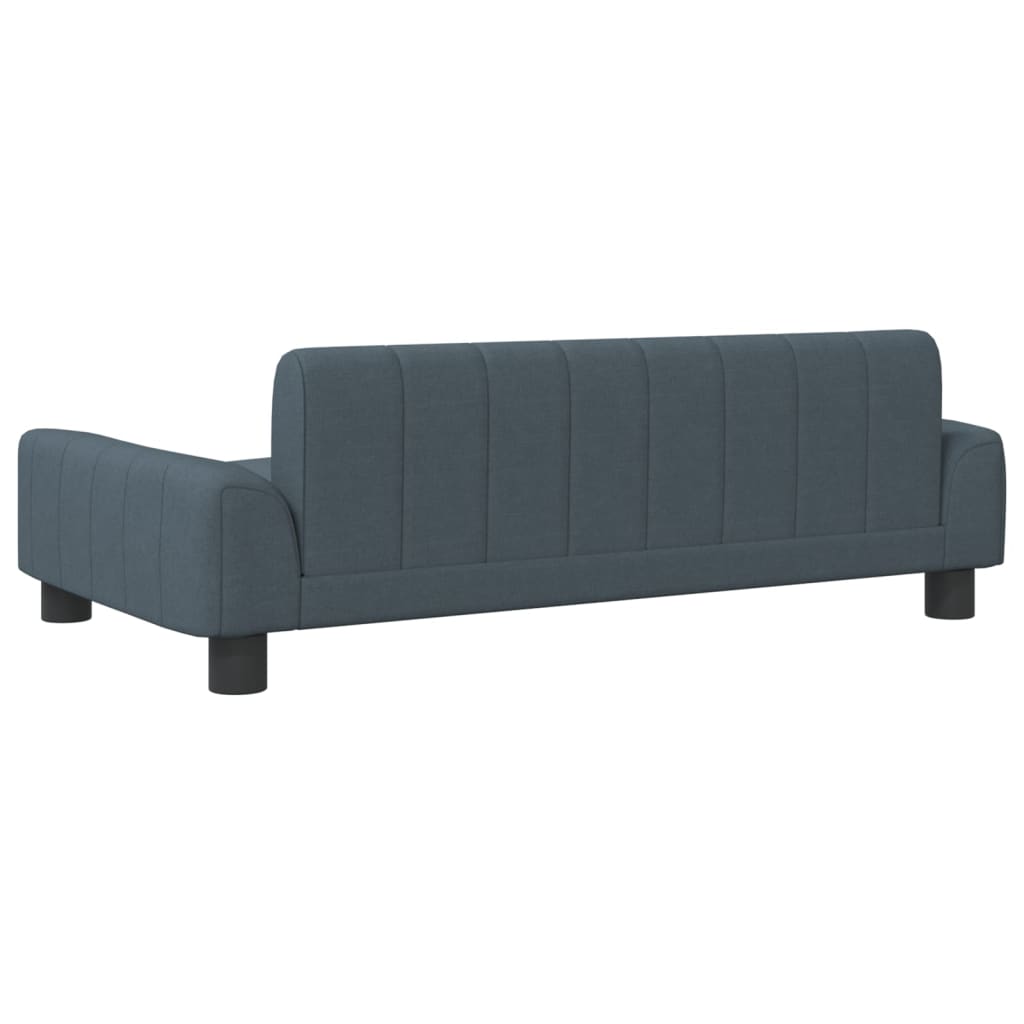 vidaXL Canapea pentru copii, gri închis, 90x53x30 cm, material textil vidaXL Canapea pentru copii, gri închis, 90x53x30 cm, material textil