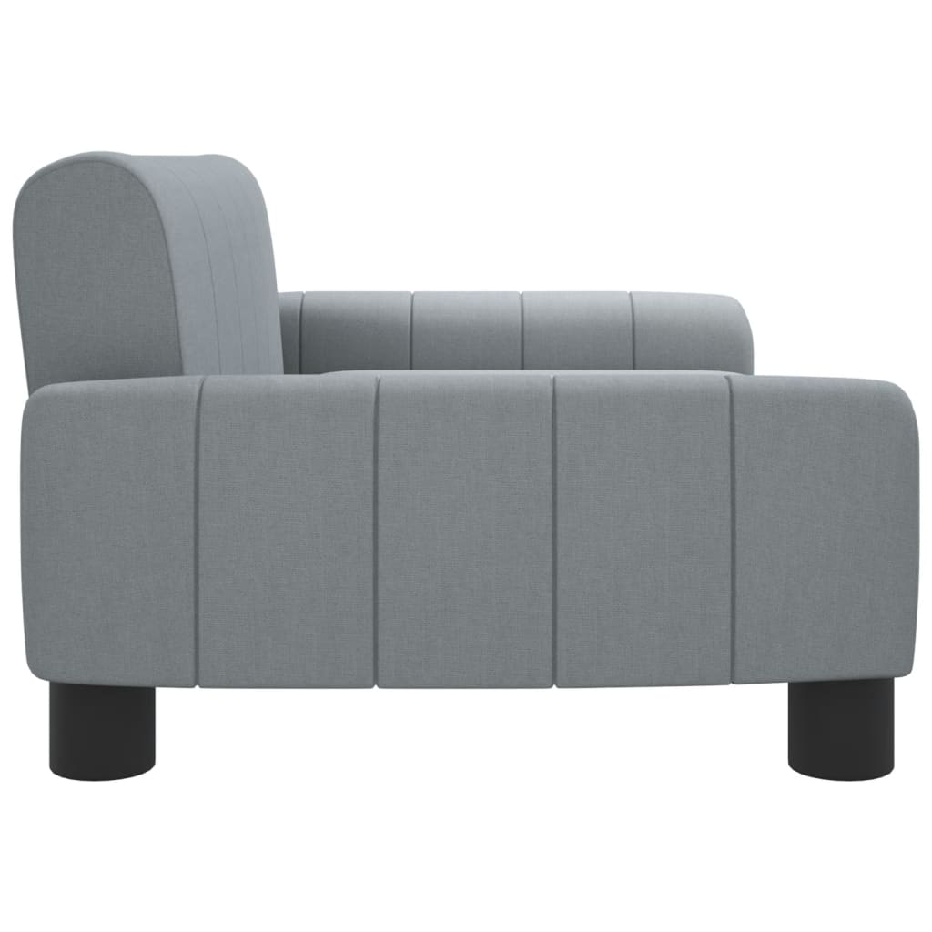 vidaXL Canapea pentru copii, gri, 70x45x30 cm, material textil vidaXL Canapea pentru copii, gri, 70x45x30 cm, material textil