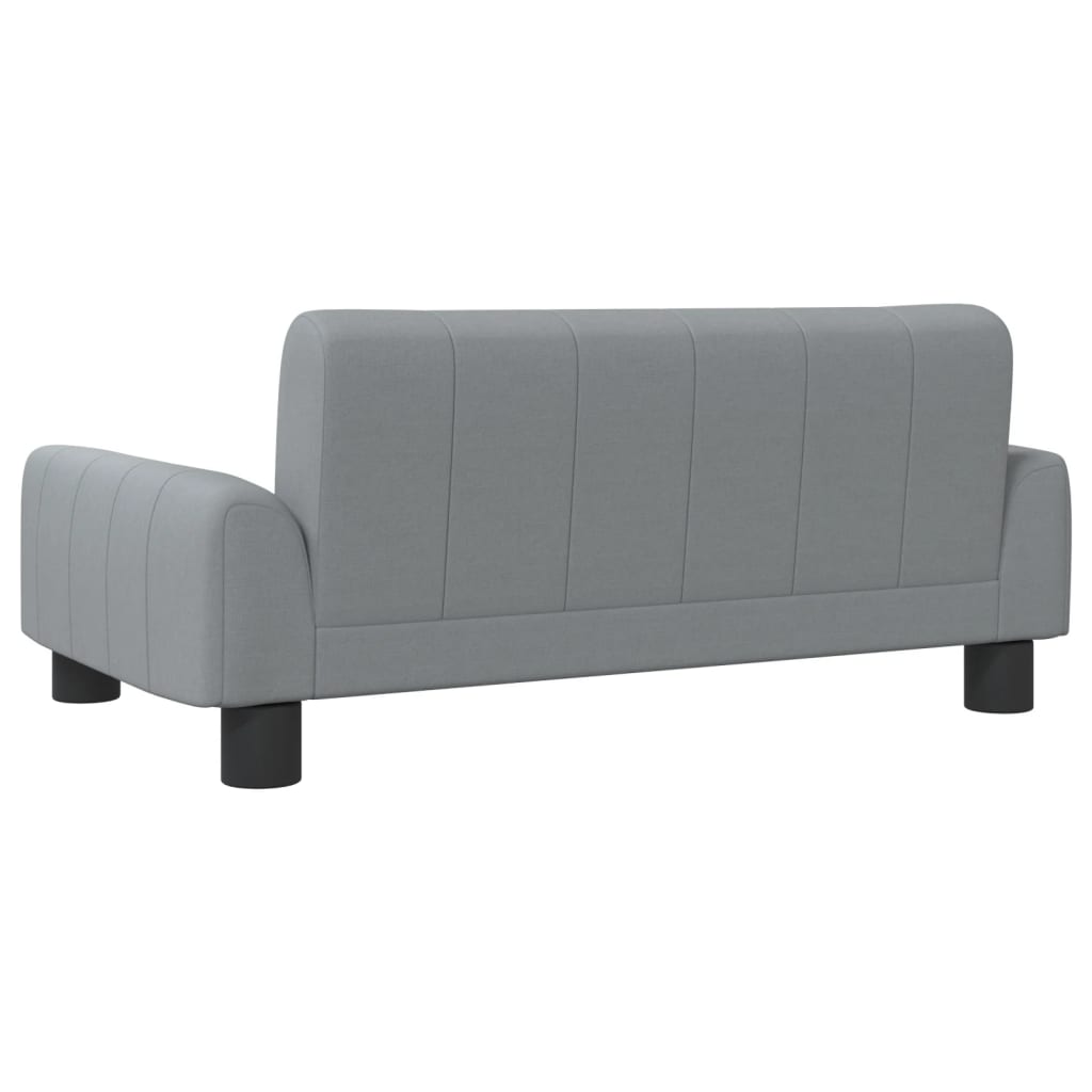vidaXL Canapea pentru copii, gri, 70x45x30 cm, material textil vidaXL Canapea pentru copii, gri, 70x45x30 cm, material textil