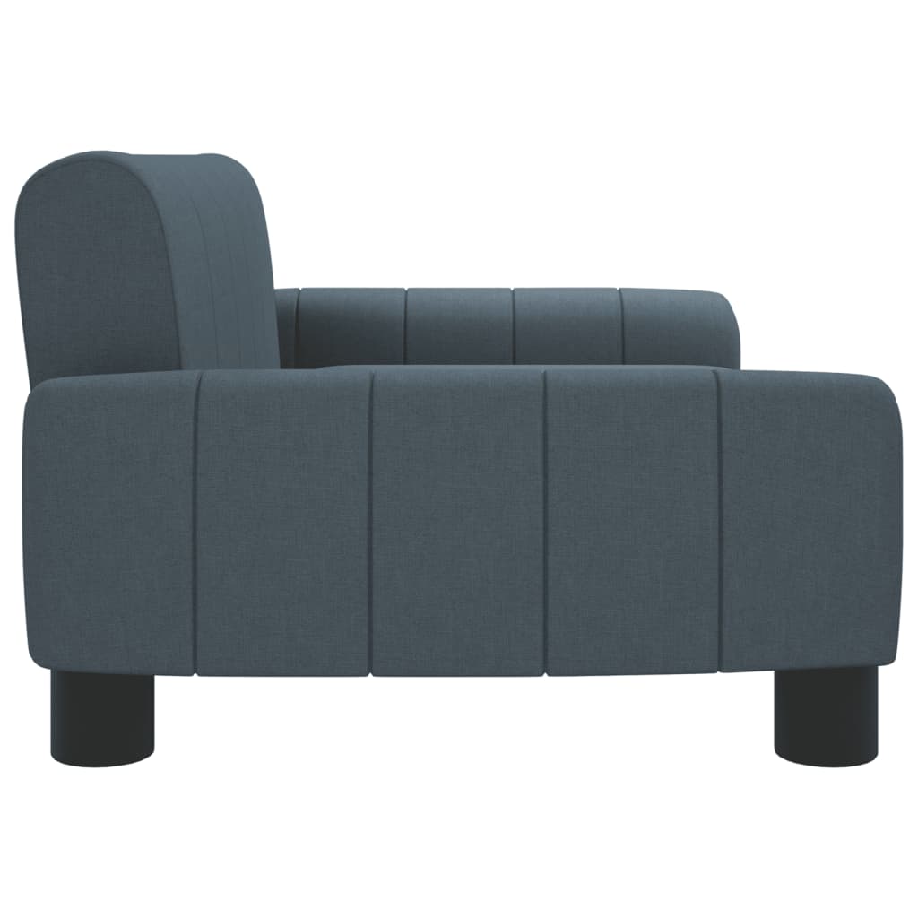 vidaXL Canapea pentru copii, gri, 70x45x30 cm, material textil vidaXL Canapea pentru copii, gri, 70x45x30 cm, material textil
