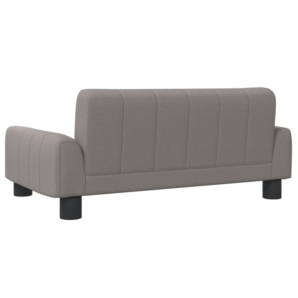 vidaXL Canapea pentru copii, gri taupe, 70x45x30 cm, material textil vidaXL Canapea pentru copii, gri taupe, 70x45x30 cm, material textil