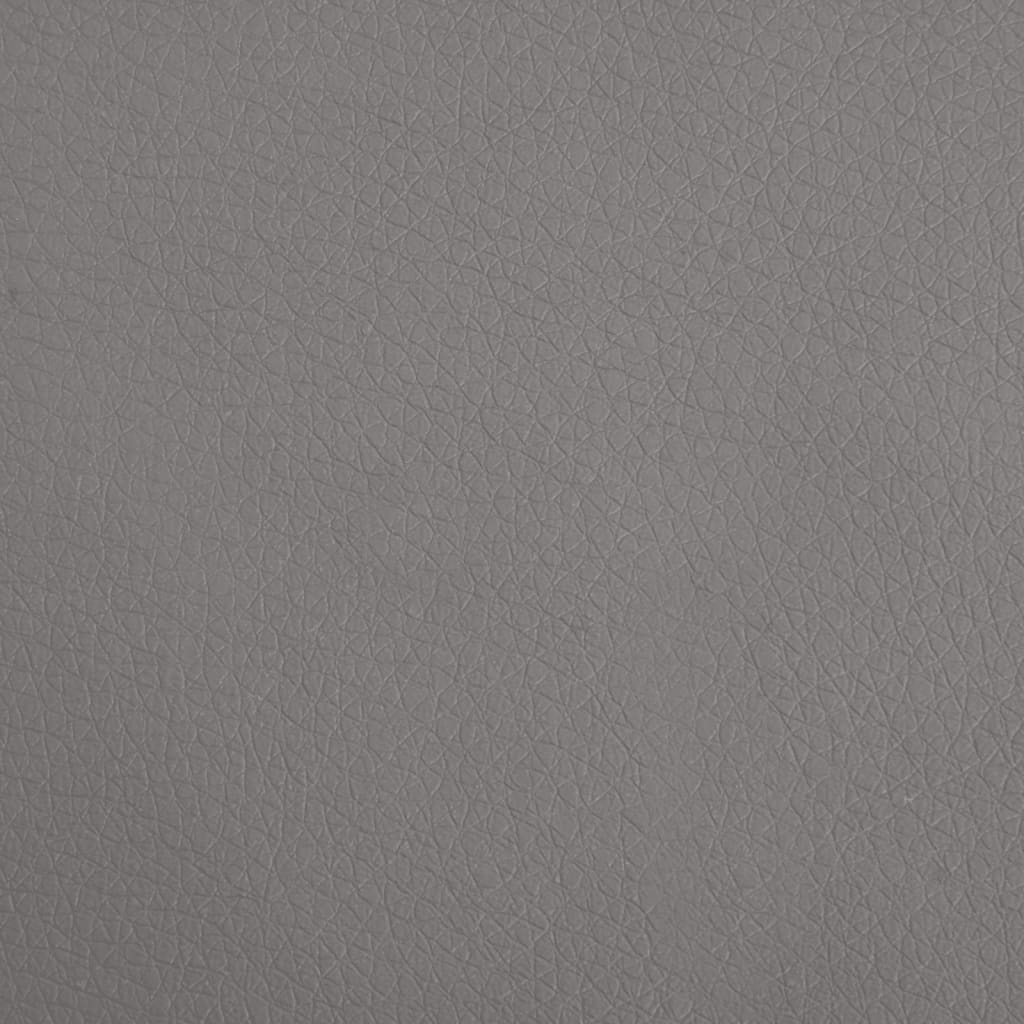 vidaXL Canapea pentru copii, gri, 70x45x30 cm, piele ecologică vidaXL Canapea pentru copii, gri, 70x45x30 cm, piele ecologică