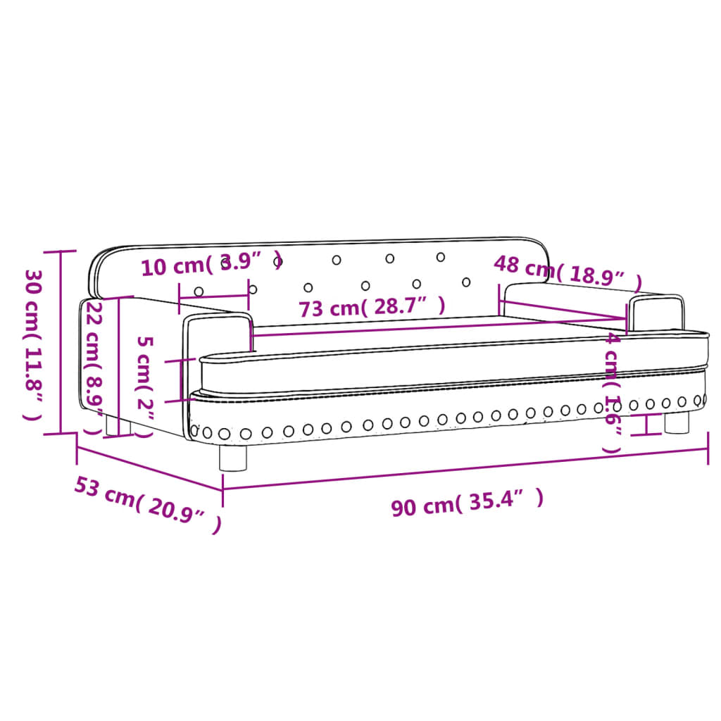 vidaXL Canapea pentru copii, gri deschis, 90x53x30 cm, catifea vidaXL Canapea pentru copii, gri deschis, 90x53x30 cm, catifea