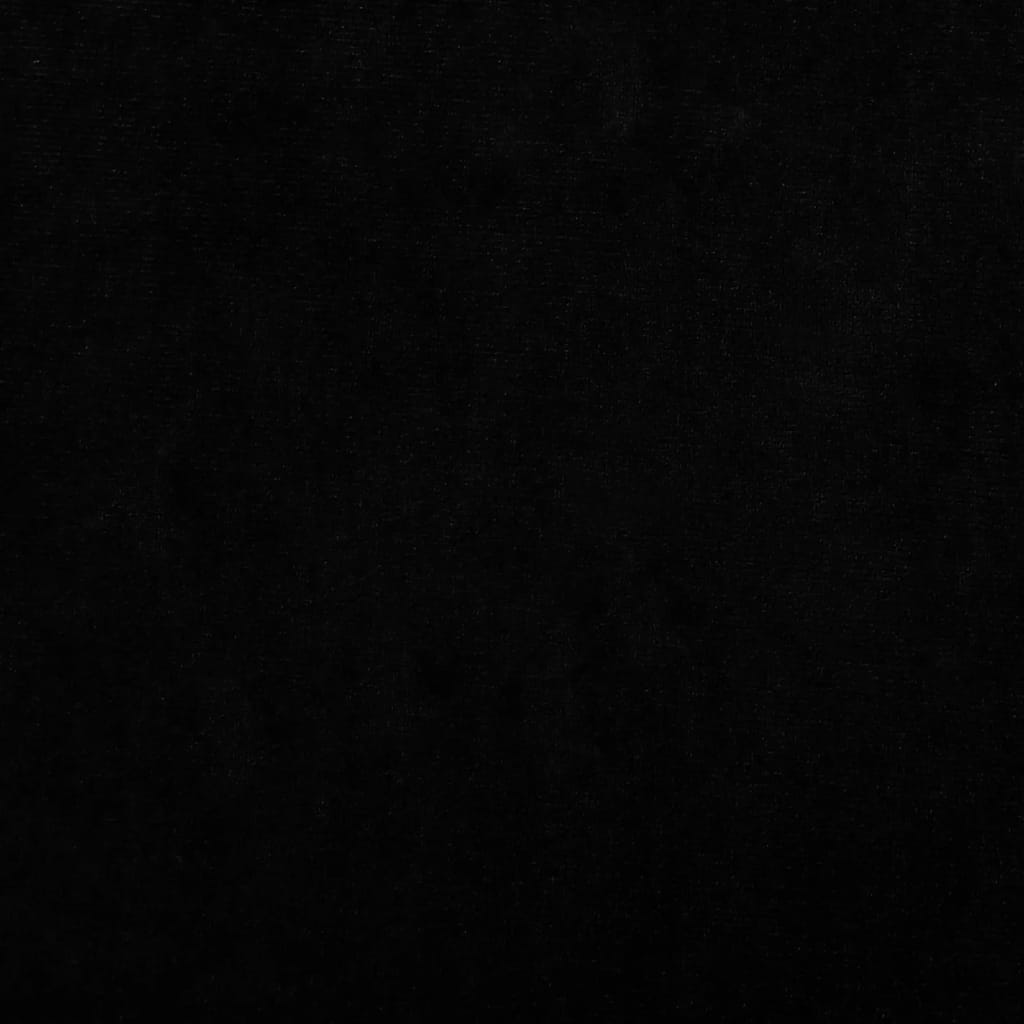 vidaXL Canapea pentru copii, negru, 70x45x30 cm, catifea vidaXL Canapea pentru copii, negru, 70x45x30 cm, catifea
