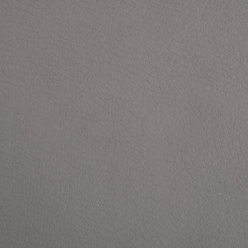 vidaXL Canapea pentru copii, gri, 70x45x30 cm, piele ecologică vidaXL Canapea pentru copii, gri, 70x45x30 cm, piele ecologică