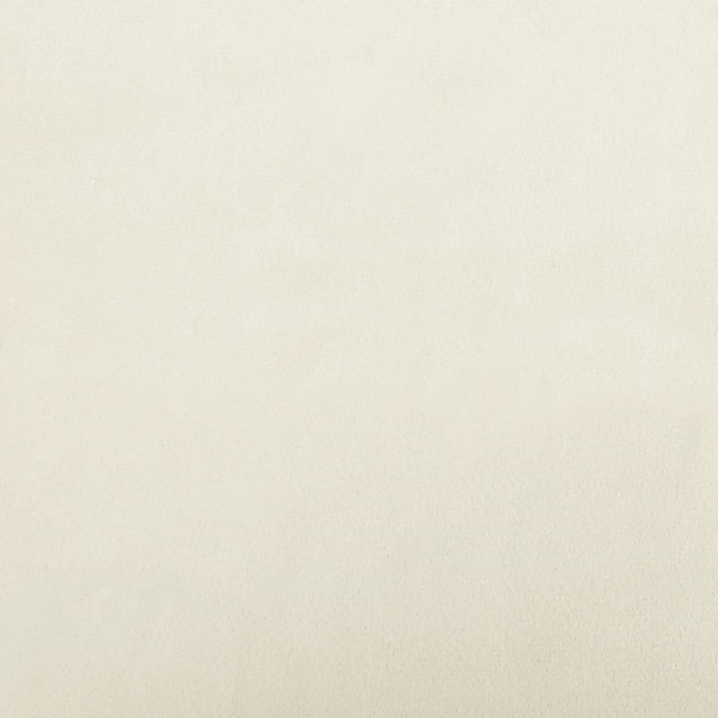 vidaXL Canapea pentru copii, crem, 60x40x30 cm, catifea vidaXL Canapea pentru copii, crem, 60x40x30 cm, catifea