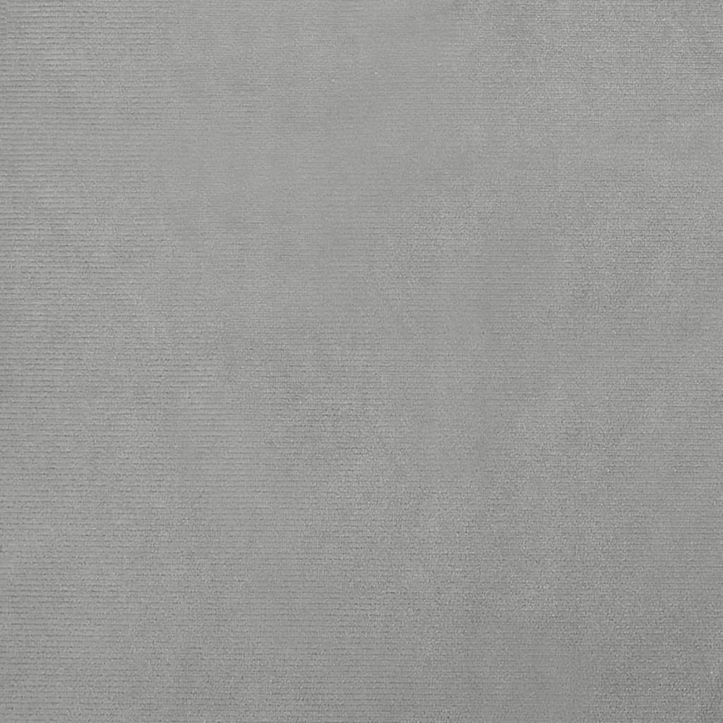 vidaXL Canapea pentru copii, gri deschis, 70x45x26,5 cm, catifea vidaXL Canapea pentru copii, gri deschis, 70x45x26,5 cm, catifea