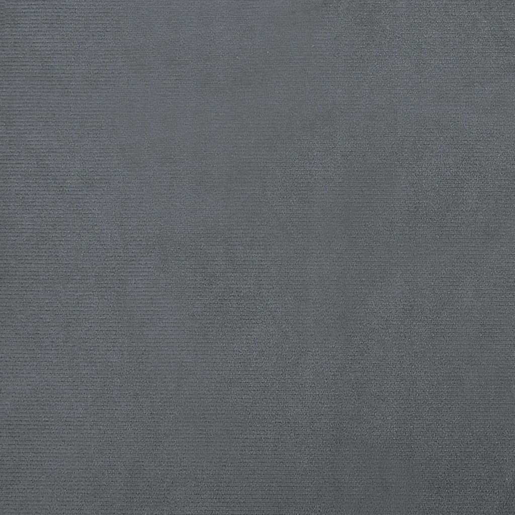 vidaXL Canapea pentru copii, gri închis, 70x45x26,5 cm, catifea vidaXL Canapea pentru copii, gri închis, 70x45x26,5 cm, catifea