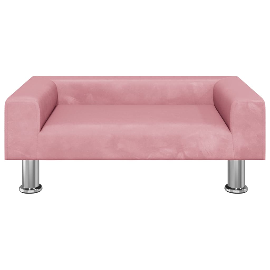 vidaXL Canapea pentru copii, roz, 70x45x26,5 cm, catifea vidaXL Canapea pentru copii, roz, 70x45x26,5 cm, catifea