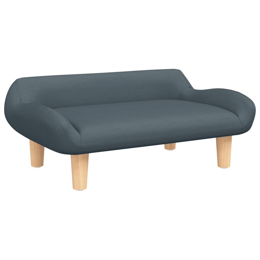 vidaXL Canapea pentru copii, gri închis, 70x40x24 cm, material textil vidaXL Canapea pentru copii, gri închis, 70x40x24 cm, material textil