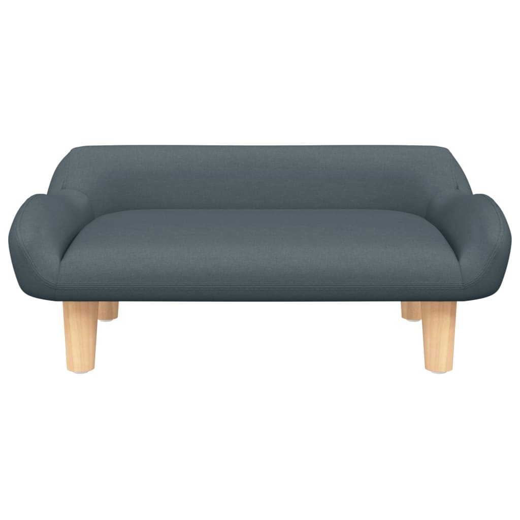 vidaXL Canapea pentru copii, gri închis, 70x40x24 cm, material textil vidaXL Canapea pentru copii, gri închis, 70x40x24 cm, material textil