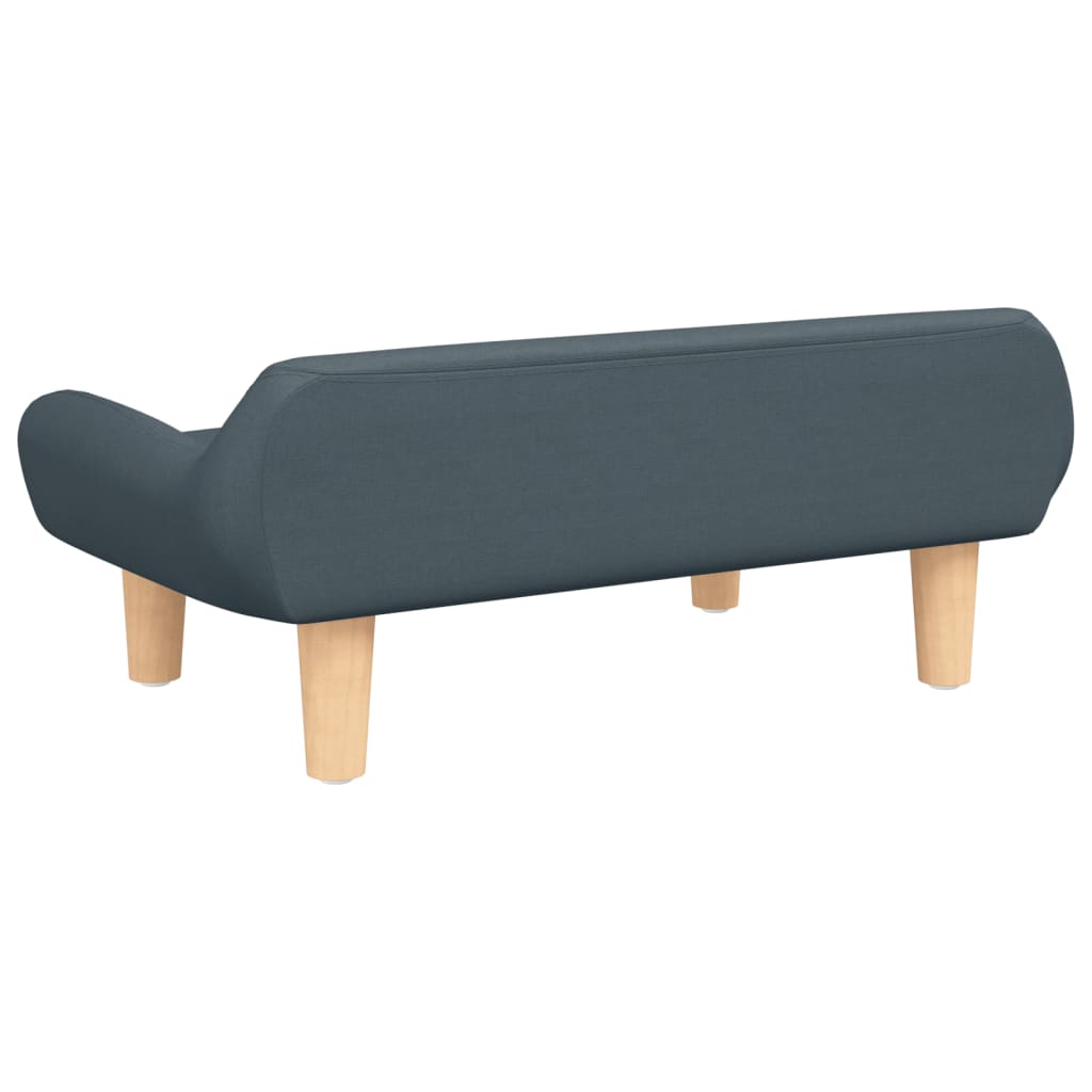 vidaXL Canapea pentru copii, gri închis, 70x40x24 cm, material textil vidaXL Canapea pentru copii, gri închis, 70x40x24 cm, material textil