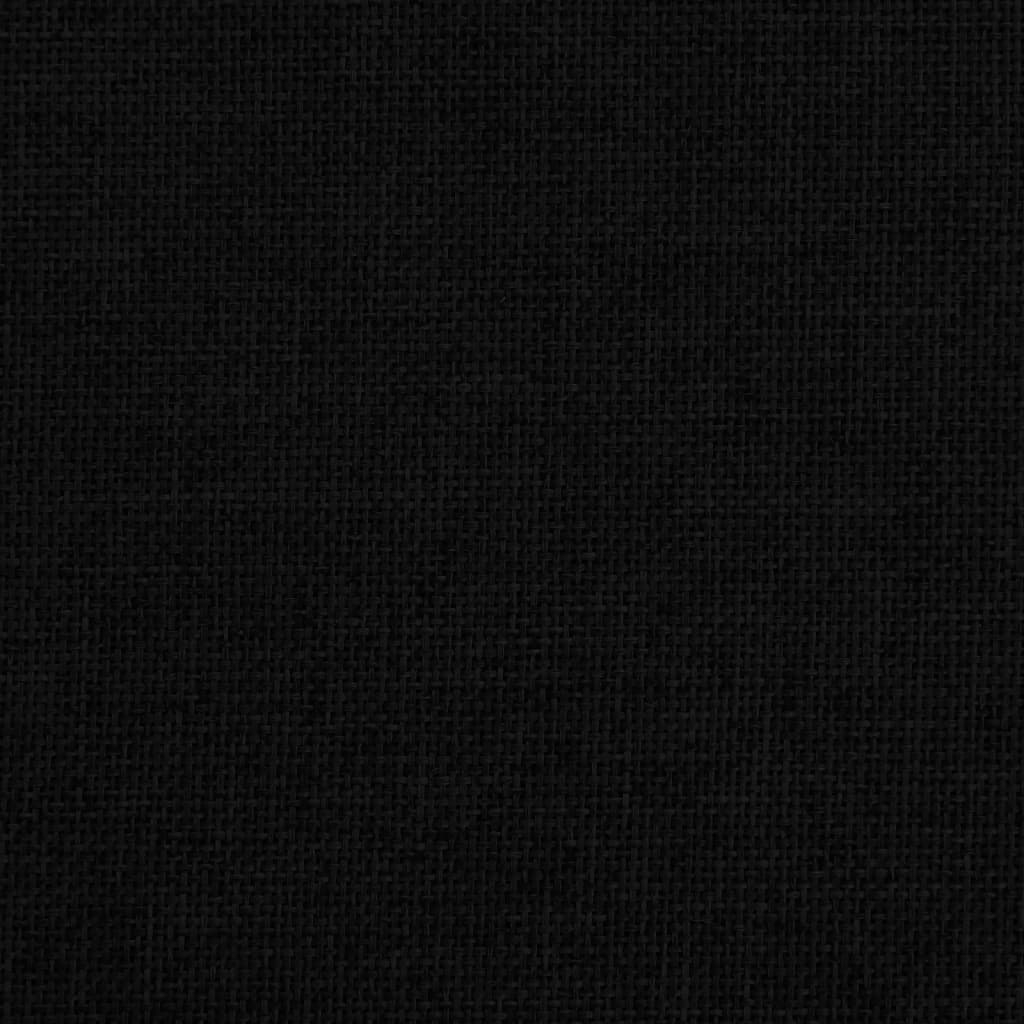 vidaXL Canapea pentru copii, negru, 70x40x24 cm, material textil