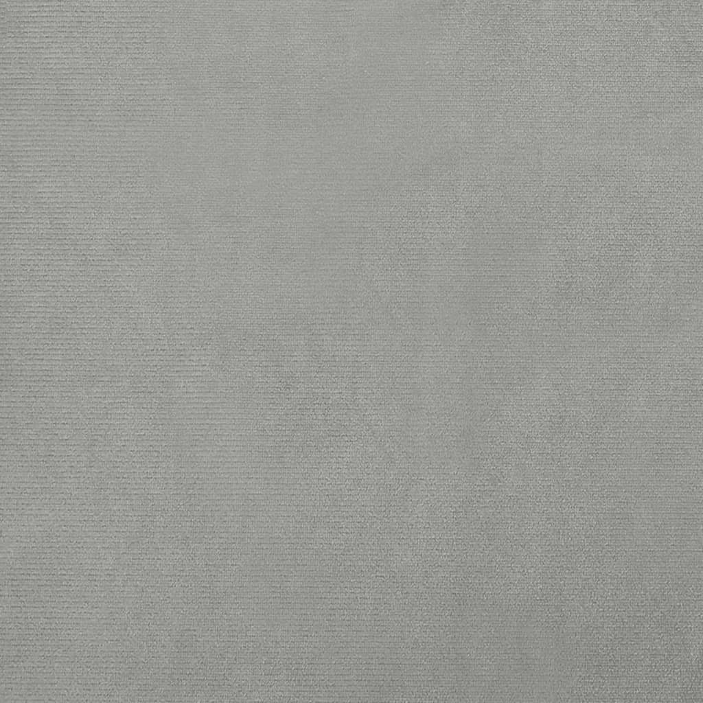 vidaXL Canapea pentru copii, gri deschis, 70x40x24 cm, catifea vidaXL Canapea pentru copii, gri deschis, 70x40x24 cm, catifea