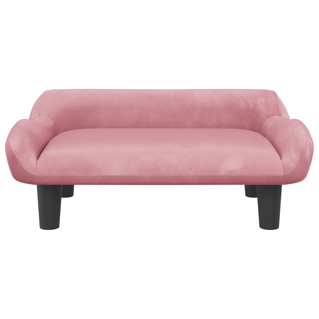 vidaXL Canapea pentru copii, roz, 70x40x24 cm, catifea vidaXL Canapea pentru copii, roz, 70x40x24 cm, catifea
