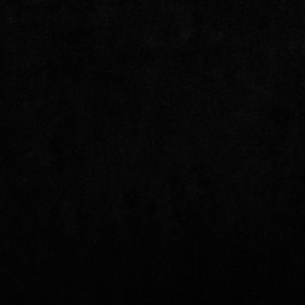 vidaXL Canapea pentru copii, negru, 70x40x24 cm, catifea vidaXL Canapea pentru copii, negru, 70x40x24 cm, catifea