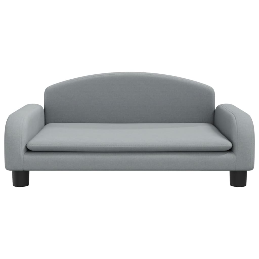 vidaXL Canapea pentru copii, gri, 70x45x30 cm, material textil vidaXL Canapea pentru copii, gri, 70x45x30 cm, material textil