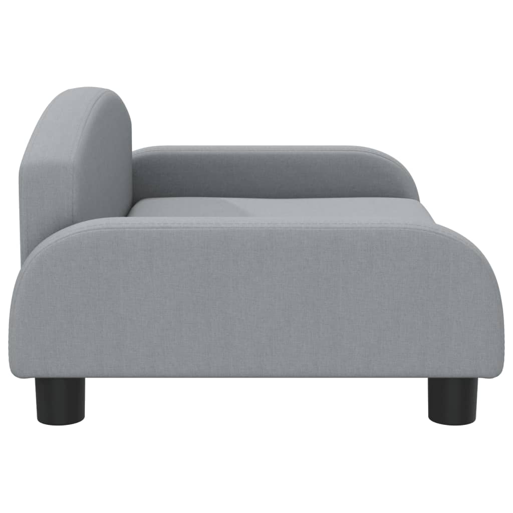 vidaXL Canapea pentru copii, gri, 70x45x30 cm, material textil vidaXL Canapea pentru copii, gri, 70x45x30 cm, material textil