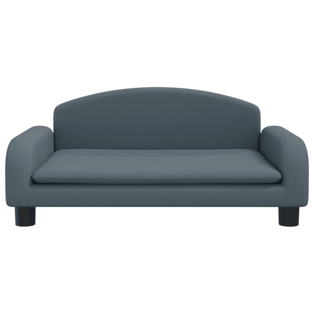 vidaXL Canapea pentru copii, gri, 70x45x30 cm, material textil vidaXL Canapea pentru copii, gri, 70x45x30 cm, material textil
