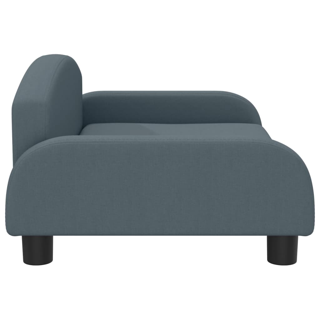 vidaXL Canapea pentru copii, gri, 70x45x30 cm, material textil vidaXL Canapea pentru copii, gri, 70x45x30 cm, material textil