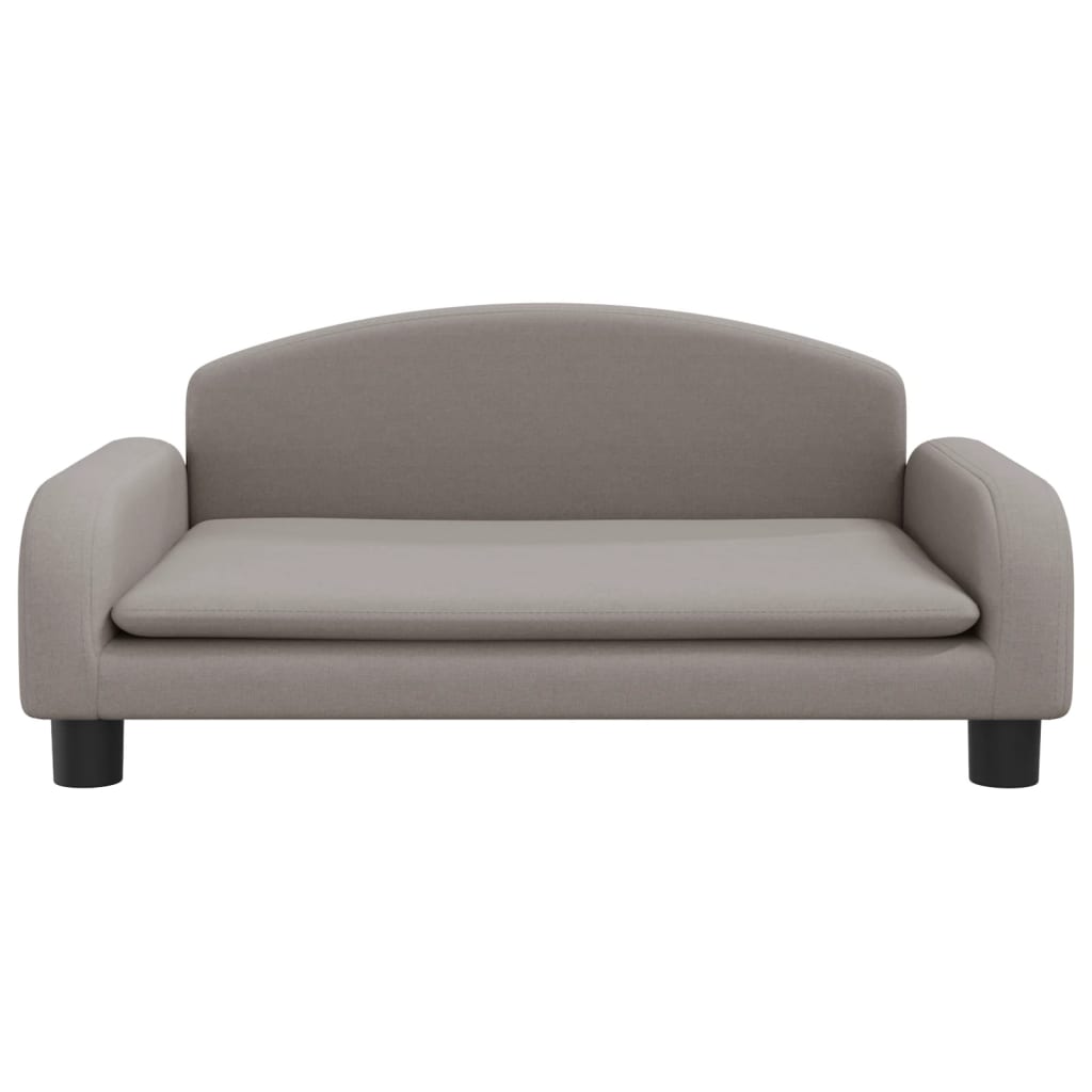 vidaXL Canapea pentru copii, gri taupe, 70x45x30 cm, material textil vidaXL Canapea pentru copii, gri taupe, 70x45x30 cm, material textil