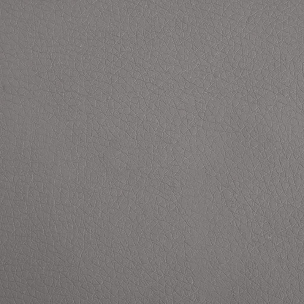 vidaXL Canapea pentru copii, gri, 70x45x30 cm, piele ecologică vidaXL Canapea pentru copii, gri, 70x45x30 cm, piele ecologică