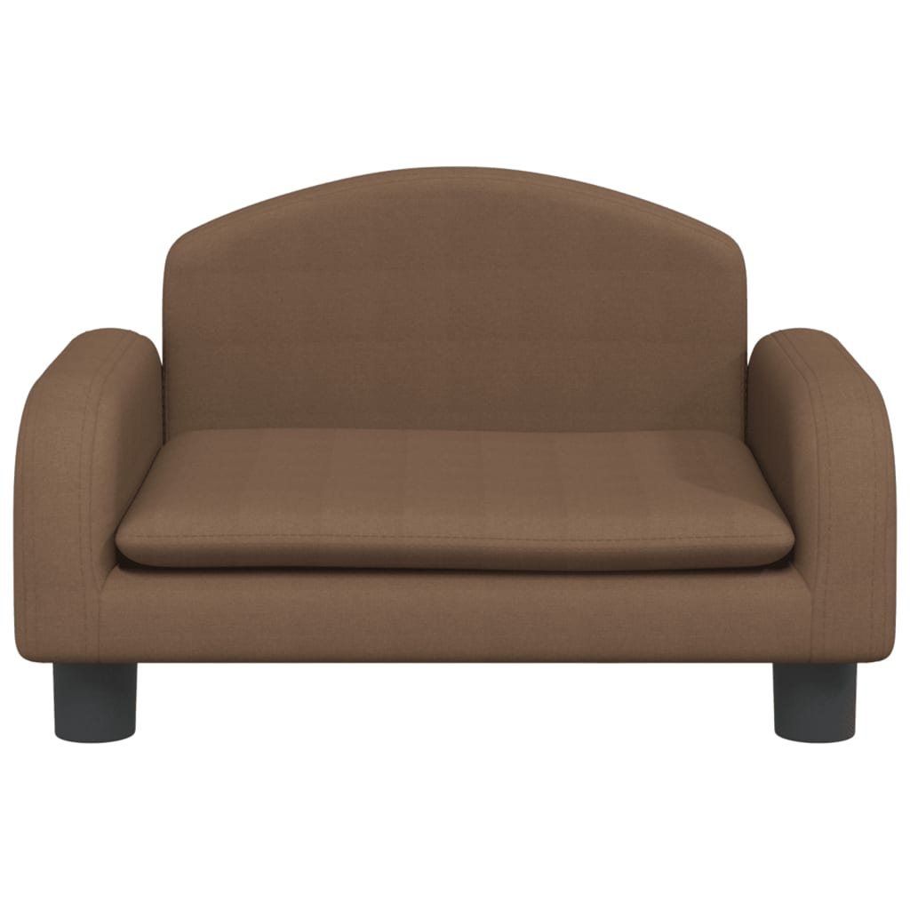 vidaXL Canapea pentru copii, maro, 50x40x30 cm, material textil vidaXL Canapea pentru copii, maro, 50x40x30 cm, material textil