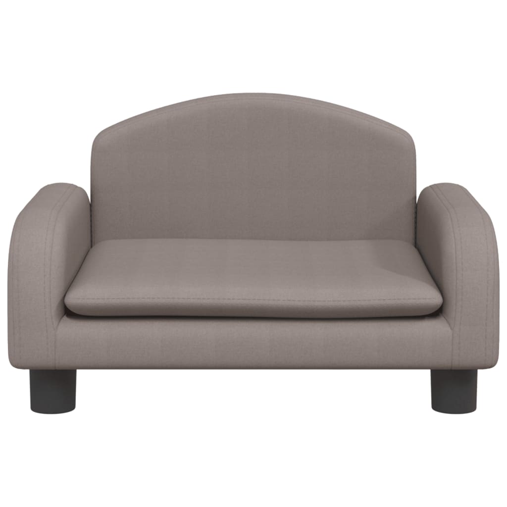 vidaXL Canapea pentru copii, gri taupe, 50x40x30 cm, material textil vidaXL Canapea pentru copii, gri taupe, 50x40x30 cm, material textil